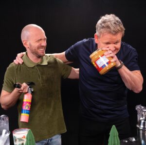 Sean Evans Instagram - Gordon’s back for a Hot Ones Holiday Extravaganza to benefit our charity partner @commonthreadsorg, which provides meals and culinary education classes to children and families in under resourced communities (please consider a donation if you are able 🙏). 

Thank you the patron Saint of Hot Ones @gordongram for another go round w the Wings of Death. Enjoy the show and happy holidays Hot Ones fans. We’ll see you next year.