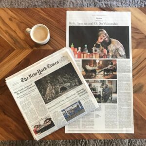 Sean Evans Instagram - Good read in today's @nytimes 🍾