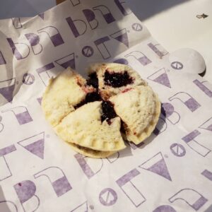 Sean Faris Instagram - Ohhhhhhh boy! On Sunday we went down to #pbjla at the Grand Central Market in downtown LA and got our homemade pb&j grub on! If you haven't tried it yet, you must! I would happily eat spoonfuls of the homemade cacao almond butter all by itself much less it being slapped onto 2 slices of fresh baked bread accompanied by a a heaping spoonful of ridiculously awesome superfood jam! Did I mention that they cut off the crust just like mom did?! Pinch me! Have I died and gone to heaven?! My word! I gotta new favorite spot!!! Cant wait to come back for more! #LifeIsAGift #💜MeSomePB&J #PB&JLA