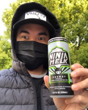 Sean Fujiyoshi Instagram - Feeling like ninjas lately #quarantinelife #ninjamelk #adbutnotreally