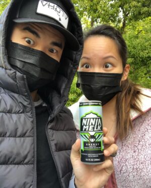 Sean Fujiyoshi Instagram - Feeling like ninjas lately #quarantinelife #ninjamelk #adbutnotreally