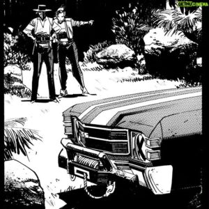 Sean Gordon Murphy Instagram - Laying down halftones for the uncolored Zorro edition. I know they're just dumb black dots, but I almost prefer them over color.