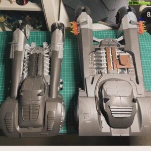 Sean Gordon Murphy Instagram - My buddy @casimir.inanimate.objects with pic of his home built Batmobile next to the new one @toddmcfarlane did! He said he's very impressed with the new one, which is high praise. :)