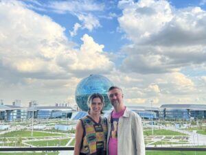 Sean Gunn Instagram - I can’t say enough about what a magnificent time we had in the beautiful city of Astana, Kazakhstan. The people were amazing. And the food! Just an amazing and breathtaking trip. I look forward to visiting again! 

*special thanks to @rusdarus and @natalinasergeevna and their team, Juliette and @zscentertainment for putting it together, @_aleksandrkuznetsov for general awesomeness, and @tashalitas for being the best travel companion there is.