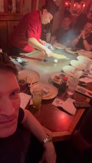 Sean Kanan Instagram - Dinner with friends celebrating @natalie_burn 21st birthday. @timothywoodwardjr @terence_a_sims_ @philipbruenn @johnnyclevelandkearnsjr @fady_jeanbart @michele.kanan