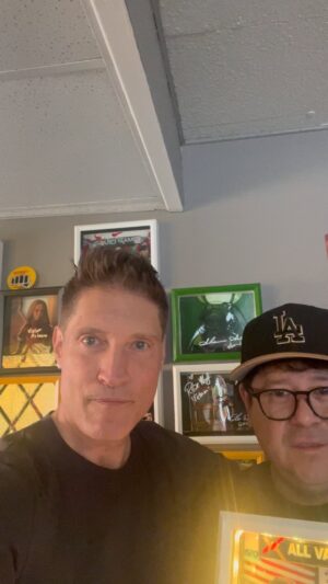 Sean Kanan Instagram - Thanks to @tkwdanni for this beautiful one of a kind piece of artwork. He was gracious enough to show me around his home where he has dozens of artistic tributes to the movies we live. Check him out. #cobrakai #KarateKid