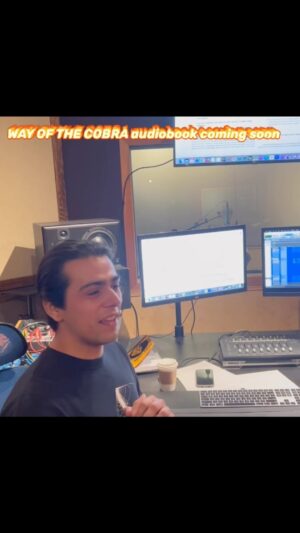 Sean Kanan Instagram - So excited that we are in the homestretch on the @wayofthecobra audiobook. It’s going to be available VERY SOON read by yours truly. Thanks to my amazing engineer, Wyatt. I’m proud of this project and can’t wait for everyone hear it. #wayofthecobra #cobrakai #audiobook #audiobooks #audiobookstagram