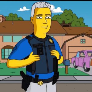Sean Larkin Instagram - I replaced Chief Wiggum and now out looking for Bart and Milhouse.  It’s Incredible how good @turn.me.yellow is at creating these!  #simpsons