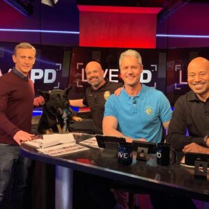 Sean Larkin Instagram - I’ve met a lot of police pups over the years but I gotta say, K-9 Mattis is by far the coolest (and biggest) one by a mile!  #k9