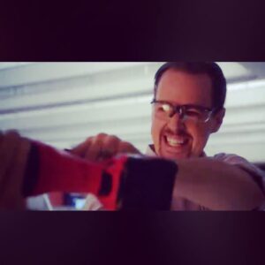 Sean Murray Instagram - power saw   squad room = good times for mcgee 😝 #ncis #nciscbs #season18