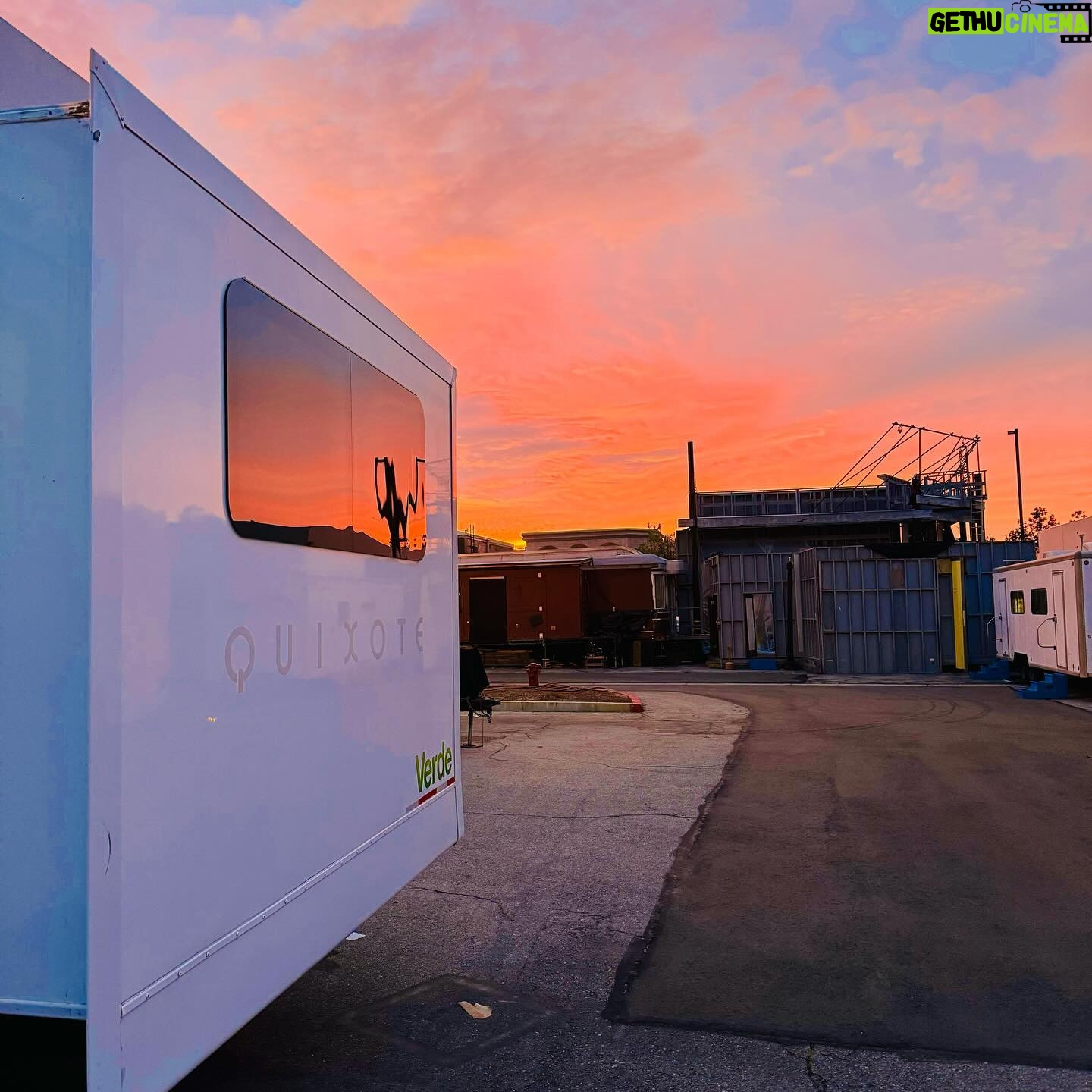 Sean Murray - 10.7K Likes - sunrise at the NCIS stages in Santa Clarita, California... #homeawayfromhome #ncis