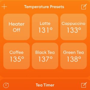 Sean Murray Instagram - ok, I am not affiliated with this company or doing an ad or anything, but this @ember mug is my new favorite thing. I drink coffee constantly & keeping it the right temp is near impossible. this washable cup is recharged by the saucer, and can be customized to warm/keep whatever temp you want - to the exact degree. great app with lots of options too... you can even choose the color of the charge/power light on the mug! they've got a travel thermos as well. love it :) #embermug  #greatestcoffeemugever