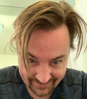 Sean Murray Instagram - gotta say, I think my corona hair look is pretty strong right now.