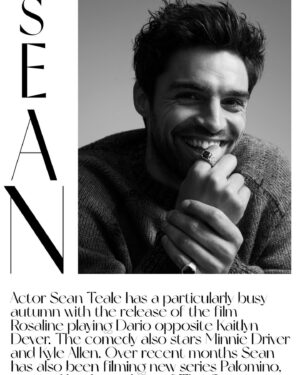Sean Teale Instagram - A lovely day shooting with @the_rakish_gent and @alangelati talking all things Rosaline with @tajhayer. The new issue can be bought at the link in my bio - Rosaline is out October 14th on @hulu 

Editor @tajhayer
Photographer @alangelati
Grooming @pauldonovanhair
Styling @styledbyjackmills
Design @joshbristowcreative
@epilogueagency