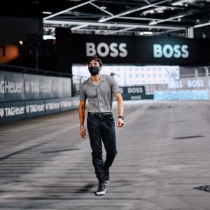 Sean Teale Instagram - A great day thanks to @boss having us at the @fiaformulae in London. And thank you for providing me with clothes far more refined than my hair is allowed to be #boss #fiaformulae