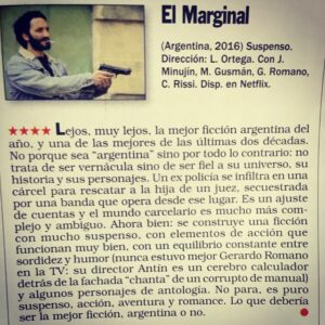 Sebastián Ortega Instagram - #elmarginal @undertransmedia #netflix
