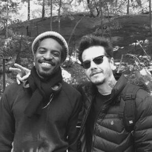 Sebastián Ortega Instagram - Outdoors with my boy, the one and only #andre3000 @outkast