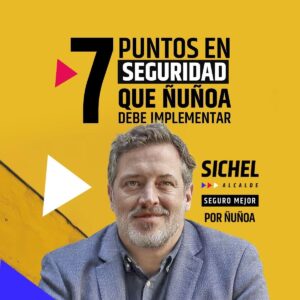 Sebastián Sichel Instagram - Estos son los 7 puntos en los que trabajaremos en materia de seguridad por un #ÑuñoaSeguroMejor