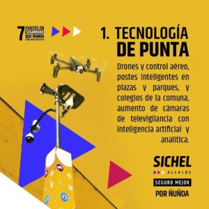 Sebastián Sichel Instagram - Estos son los 7 puntos en los que trabajaremos en materia de seguridad por un #ÑuñoaSeguroMejor