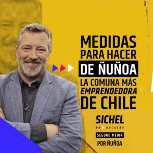 Sebastián Sichel Instagram - Medidas para impulsar el emprendimiento en Ñuñoa, y hacerla el centro del emprendimiento. 

#ÑuñoaSeguroMejor