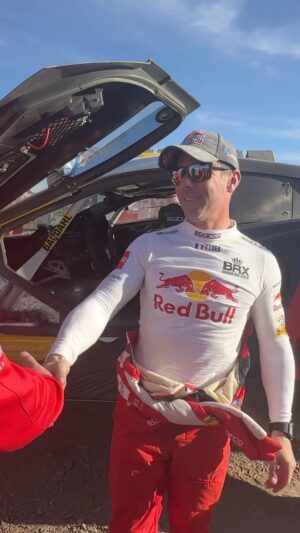 Sébastien Loeb Instagram - Here’s Seb and Fabian returning to our bivouac this afternoon to the noise we like to make...!

🏁 Winners of the stage by 4m 14 secs.

🏆 Stage win number four this year.

🏜️ 27th Dakar stage victory for Sébastien Loeb.

📍 Pushing hard over these remaining 1,026 kms.

#teambahrain
#Dakar2024
@bahrainedb 
@redbullmotorsports 
@prodriveofficial 
@bardahl_france