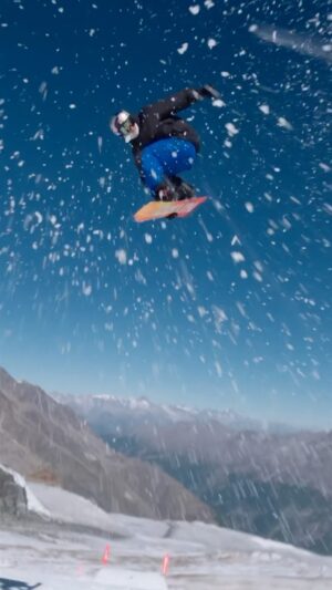 Sébastien Toutant Instagram - This is probably my favorite way of spinning now! Scary but awesome! 🙏🏼 😜
#snowboarding #offtheheels #saasfee #sundayfunday 
📱🚁: @puzzlemedia.ch @marinho_ramon_meyer