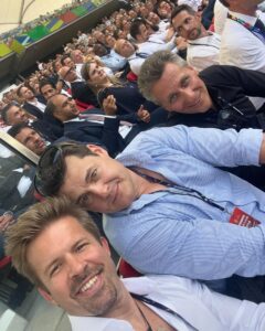 Sebestyén Balázs Instagram - Köszi a jegyeket @hisense_hungary. 🥰🙏🏻Hatalmas élmény volt ott lenni🇭🇺⚽️#eb2024🇭🇺 #stuttgart#friends