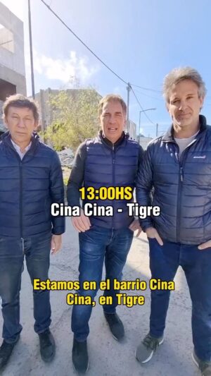 Segundo Cernadas Instagram - Cina Cina en Troncos es solo una muestra más de cómo hace años que el kirchnerismo promete y no cumple. Hace años que todo lo que hoy prometen podría estar hecho. Vamos a transformar Tigre. Vamos a hacerlo juntos.

@diegosantilliok 
@gustavo_posse 
@juntostigre