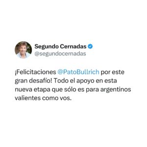 Segundo Cernadas Instagram - @patobullrich 👏🇦🇷
