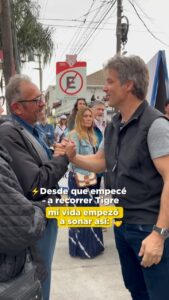 Segundo Cernadas Instagram - ¡Empecé a recorrer Tigre y mi vida empezó a sonar así!
Este domingo vamos juntos, con más fuerza que nunca, para transformar Tigre para siempre. 

@juntostigre 
@juntasportigre 
@juvjxctigre