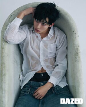 Seo Bum-june Instagram - @dazedkorea 

Seo Bumjune's youth was disturbing but also calm.

Text Keem Hyobeen
Fashion Han Jiyong
Photography Noh Seungyoon
Art Song Yuli
Hair & Makeup Park Jeonghwan
Set Yoo Yeojung at From YJ
Manager Mun DaSom
Fitness Trainer Lee JaeDuck