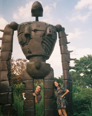 Seychelle Gabriel Instagram - Here’s me with a ramen eating dragon! From some film pics taken on a recent trip to Japan 🎌 First 2 from Osaka, next 5 from Tokyo (including a skilled magician in Ueno Park named Haku) and last 3 from Kyoto. Such a beautiful country! ! ! 🥲