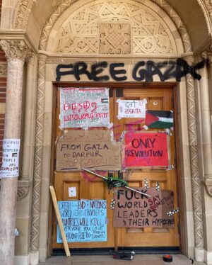 Seychelle Gabriel Instagram - Some pics from UCLA’s anti-genocide encampment last week before the police violently tore it down that night. It was a really communal and collaborative space before that. The last 3 slides show some history and recent statistics. How many more kids have to die in the name of “self defense”?
▫️
Keep eyes on Rafah in Gaza and El Fasher in Darfur. Free Palestine & Sudan // لا للحرب