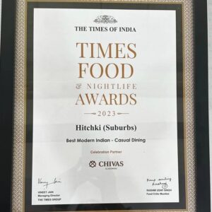 Shaad Randhawa Instagram - Times food & night life awards 2023 .. 
Grateful 🙏
Thank you to all our patrons for the constant love & support 💙💜. #teambayroute & teamhitchki 
@bayroutedining @hitchkidubai @hitchkiindia