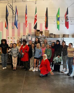 Shae Bennett Instagram - Loved serving with my amazing youth group @lighthousecharities we got to fill bags full of supplies to help refugees from all over! #latterdaysaints #lds #lighthousecharities