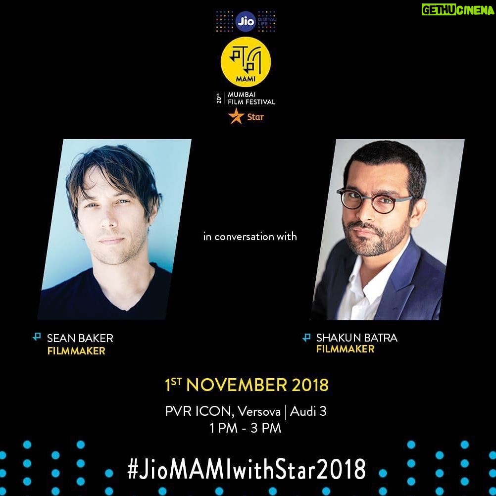 Shakun Batra - 1K Likes - In conversation with #seanbaker - 1st Nov / PVR Icon Versova / 1-3pm #jiomamiwithstar2018