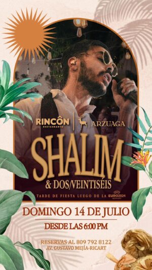 Shalim Ortiz Instagram - ESTE DOMINGO @226oficial REGRESA A @rinconrestaurante.sd CELEBRANDO LA EURO COPA ❤️‍🔥✨🏆
RESERVAS AL 8097928122 ✨
ARRANCAMOS A LAS 6PM 🗡️🔺
ALLÁ NOS VEMOS. 

#botenlotóxico