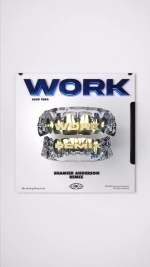 Shamier Anderson Instagram - “WORK SMARTER NOT HARDER” 

#WORK ALL SUMMER IN MY DJ SETS. 🥶

ASAP FERG -  WORK [SHAMIER ANDERSON REMIX]

Out now! 🔗 in bio 

NOACTINGREQUIRED.COM