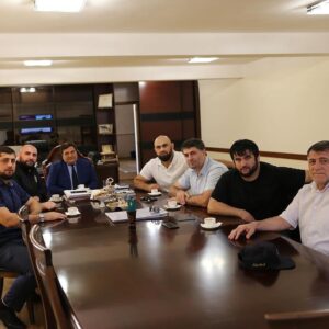 Shamil Abdurakhimov Instagram - Спасибо за теплый прием уважаемый Сайгидпаша Дарбишевич.
---------------------------
Repost @minpromenergo Сегодня Сайгидпаша Умаханов провел встречу с именитыми бойцами Дагестана. Наш земляк, тяжеловес Шамиль Абдурахимов топовый боец UFC проведет свой следующий бой 7 сентября в Абу-Даби. Курбан Ибрагимов и Муслим Махмудов одни из лучших тяжеловесов в ведущих российских лигах ММА. Руслан Абдулхалимов один из первых, кто выступал по боям без правил из Дагестанцев. Сайгидпаша Дарбищевич дал наставления спортсменам и пожелал им ярких побед!