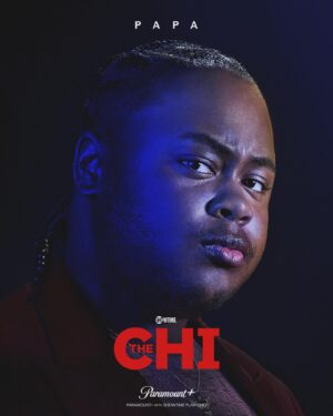 Shamon Brown Jr. Instagram - This is bigger than the pulpit…👀 There’s always calm before the storm. @shothechi season 6 part 2 returns May 10th only on #ParamountPlus with
@showtime plan. #TheChi #Papa