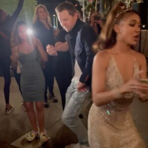 Shane Johnson Instagram - Cuz we can! 

Repost from @keililefkovitz
•
These dance moves have been brought to you by the letters S and P. @shane_m_johnson @thugginn y’all can 🕺🏽🪩💃🏾!!! Happy #dirtythirty #paigehurd 🎉🎂