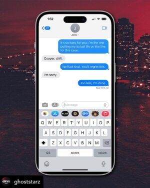 Shane Johnson Instagram - This phone was everything to me!  Holds all the secrets. Something for everybody.  Nudes folder encrypted - thank gawd 

• @ghoststarz Copped a peak at Saxe’s iPhone X. Looks like he got a final message for y'all. #PowerGhost

#powerfanatic #ghoststarz #coopersaxe #ghoststarz #powerstarz #newyork #50cent #powerghost  #losangeles #toronto #swatcbs #bluebloodscbs #Powerbook2 #thecrewhasit #Powerbook2ghost  #explorepage #bluebloods #bluebloodsfriday #reelsofinstagram #savingprivateryan  #criminalminds
#ChicagoPD