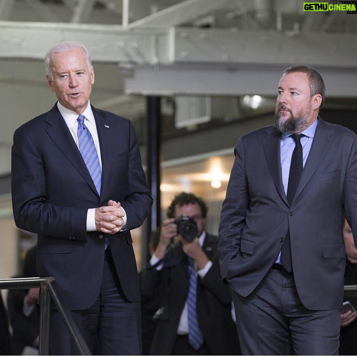 Shane Smith - 7K Likes - That day the then Veep now President elect came and spent the day at VICE on N10th in BK and disrupted the disrupters. Congrats Joe. Long time coming.
