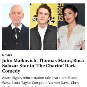 Shane West Instagram - Just waiting for ma Damn close-up 💅🏻😜 

I’m very excited to see what everyone thinks of this incredible script. A special one 💫 @soaringsigal