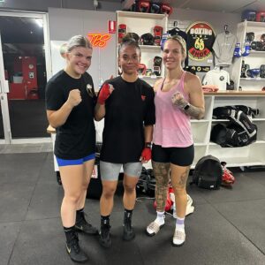 Shannon O'Connell Instagram - 3 weeks ago I was walking in the gym for my 3rd boxing session for the year and Mariah was at the gym sparring one of my team mates. 

I begged (nagged) to let me do a couple of rounds and promised to get out if my shoulder hurt at all….

We’ve been sparring twice a week since 🤭

AND SO IT BEGINS… the road back is well and truly in progress 💃🏼

Mariah fights next Saturday night, keen to see her smash it (and then hopefully not want too much time off 🤣) #shotgunshannonoconnell #letsgo #postshoulderreplacement #boxing #womansboxing #onelastcrack