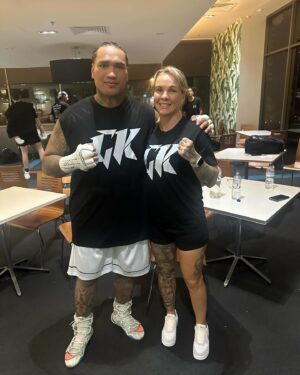 Shannon O'Connell Instagram - When I first started coaching again I was adamant I didn’t want to train fighters.
Then this bloke comes along… I decided to do a bit with him and just take it as it comes. His dedication and work ethic made it impossible to turn away. 
He was 150kg which was 40kg up from where he wanted to be. I had him doing running programs and he pushed through bruising and pain in his feet from trying to run with all the extra weight but he never stopped, not once unless I made him. Not once did he ever shy away from hard sparring no matter the experience level they had over him. He did the rounds and grew from every session. 
Tonight he climbed back in the ring 30kg down (see the difference in his photos) and after 6 years out of the game and won with a first round TKO. 
VERY FKN PROUD COACH !!! And what a support crew he had there too 🙌🏽
Big thank you to @jamiemyerproductions for putting him on ! #clerkeazykatoa #proudcoach #heavyweightboxing #shotgunboxing