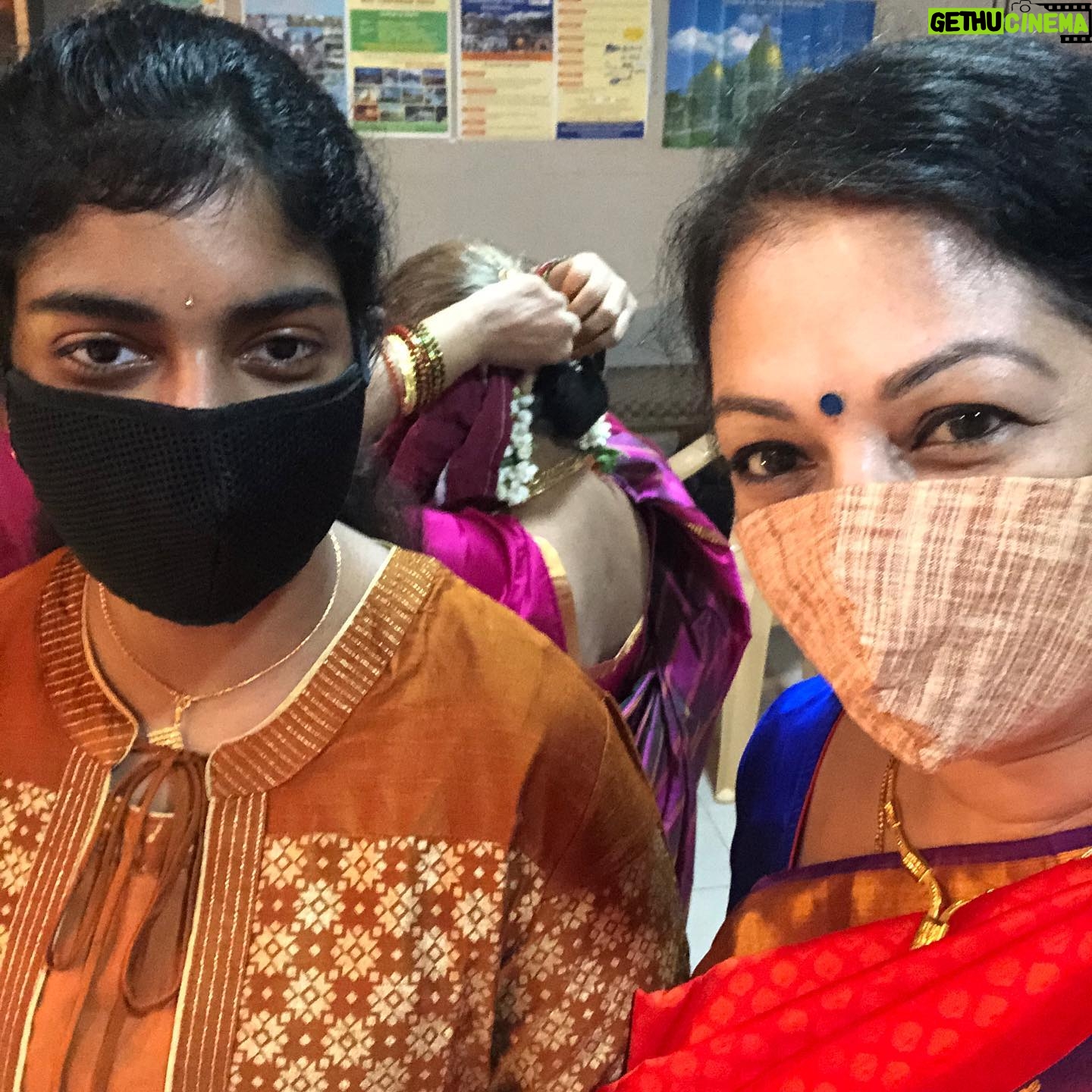 Shanthi Krishna - 618 Likes - The new wedding norm fashion, virtual best wishes and blessings, YouTube live streaming and zoom were all part of my nephews wedding yesterday....,
1. Pandemic time wedding fashion norm - my daughter and myself š
2. How it was in 2019 B.C(before corona)š¤Øš¬
3. My charming nephew Prashant getting ready to start his Grihasthashrama journey š„³
4. The pretty bride Sneha with her older sis n daughter š
5. The wedding rituals being performed by my brother n sis in law šš„°
6. A candid selfie moment with my lovely daughter and niece in laws šš
7. My handsome nephews Siddharth n Prashant š
8. The virtual blessings from my father and mother ššš„°
9. A best wishes song dedication to the newly weds virtually from New York by my charming son.,
10. Finally the beautiful couple... God bless them with lots of happiness and love.., Please shower your best wishes and blessings too on them. Thank you ššš