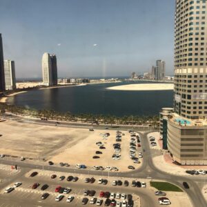 Shanthi Krishna Instagram - Hey everyone 😊😊Reached Dubai today for the Gulf mamankam award Prog .. a view from my hotel room (15th floor)😀😀.. Need ur love n support always 🙏🙏😀😍
