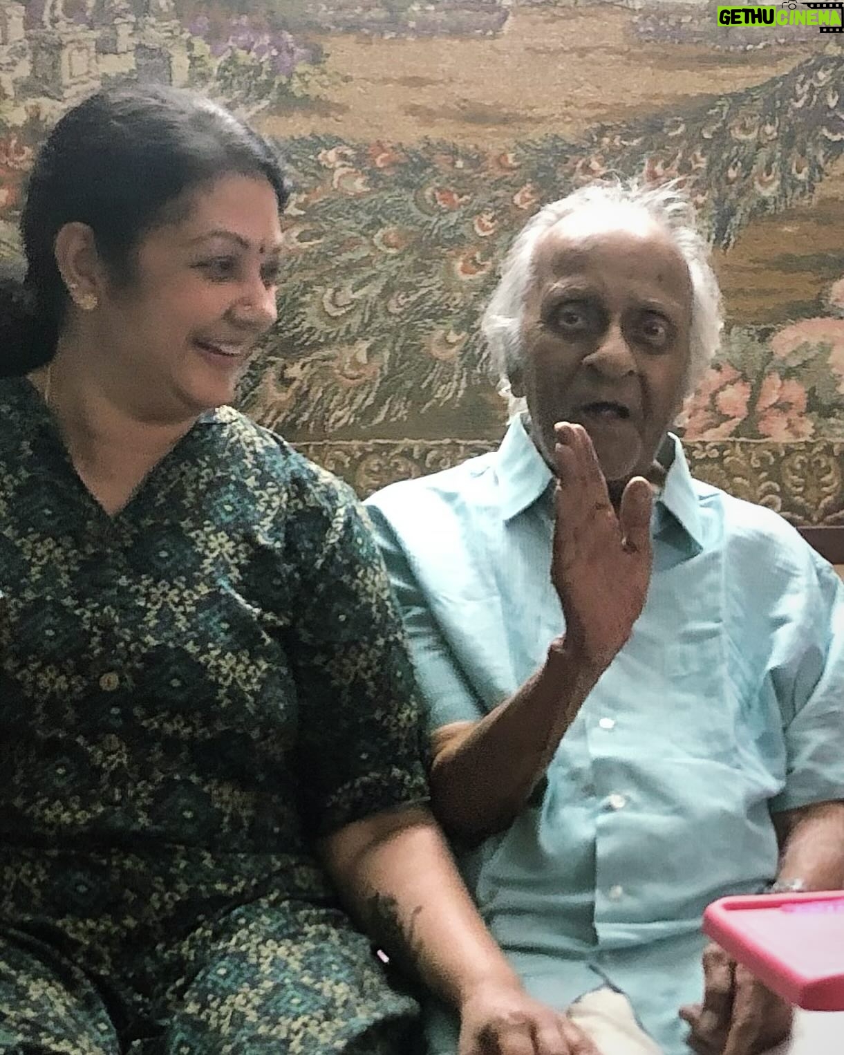 Shanthi Krishna - 619 Likes - Miss your jokes dearest appa. Missing u a lot today. 3 years since you left for your heavenly abode. Remembering you today and forever. Love u always šš»šš»š„°