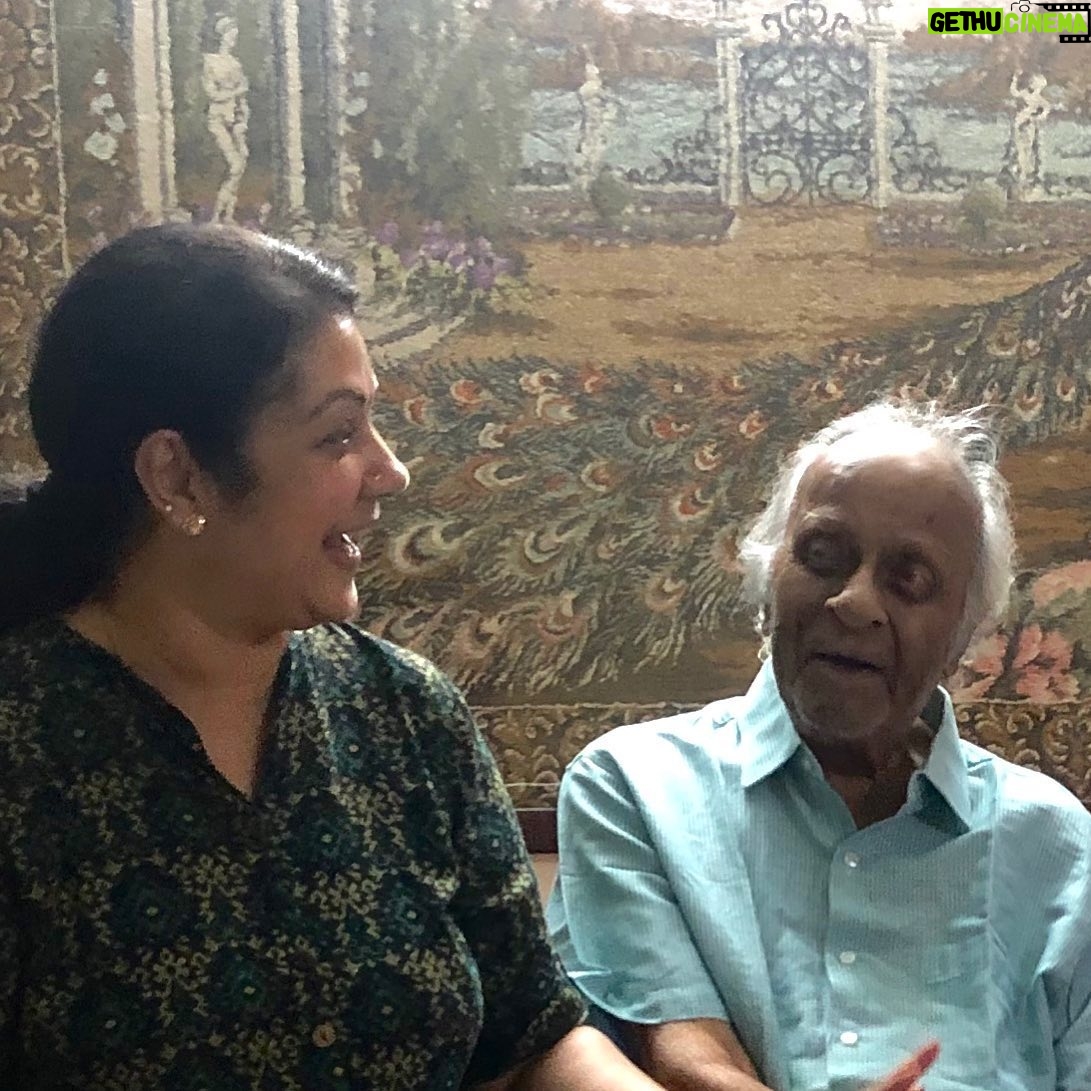 Shanthi Krishna - 593 Likes - āHappy Fathers Dayā to all the wonderful dads around the world... here is my recent candid moment with my dad during their wedding anniversary this month.. love u loads Appa..š„°š„°
